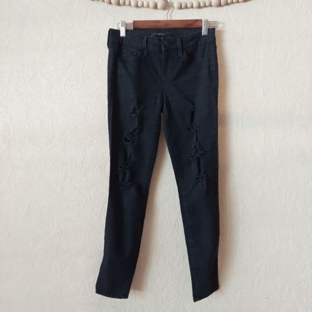 DSTLD black power stretch mid rise jeans black sz 26